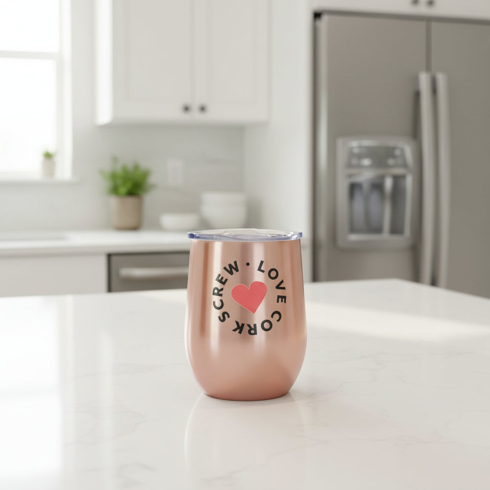 Love Cork Screw Tumbler